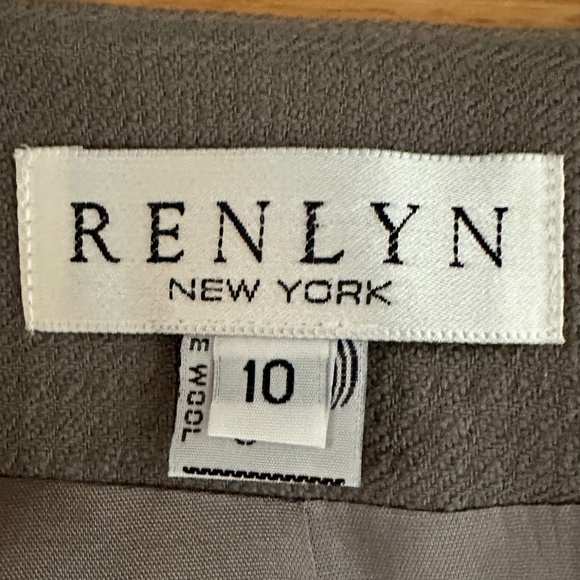 Vintage Renlyn New York 3 Piece Wool Suit Size 10 - Picture 2 of 15
